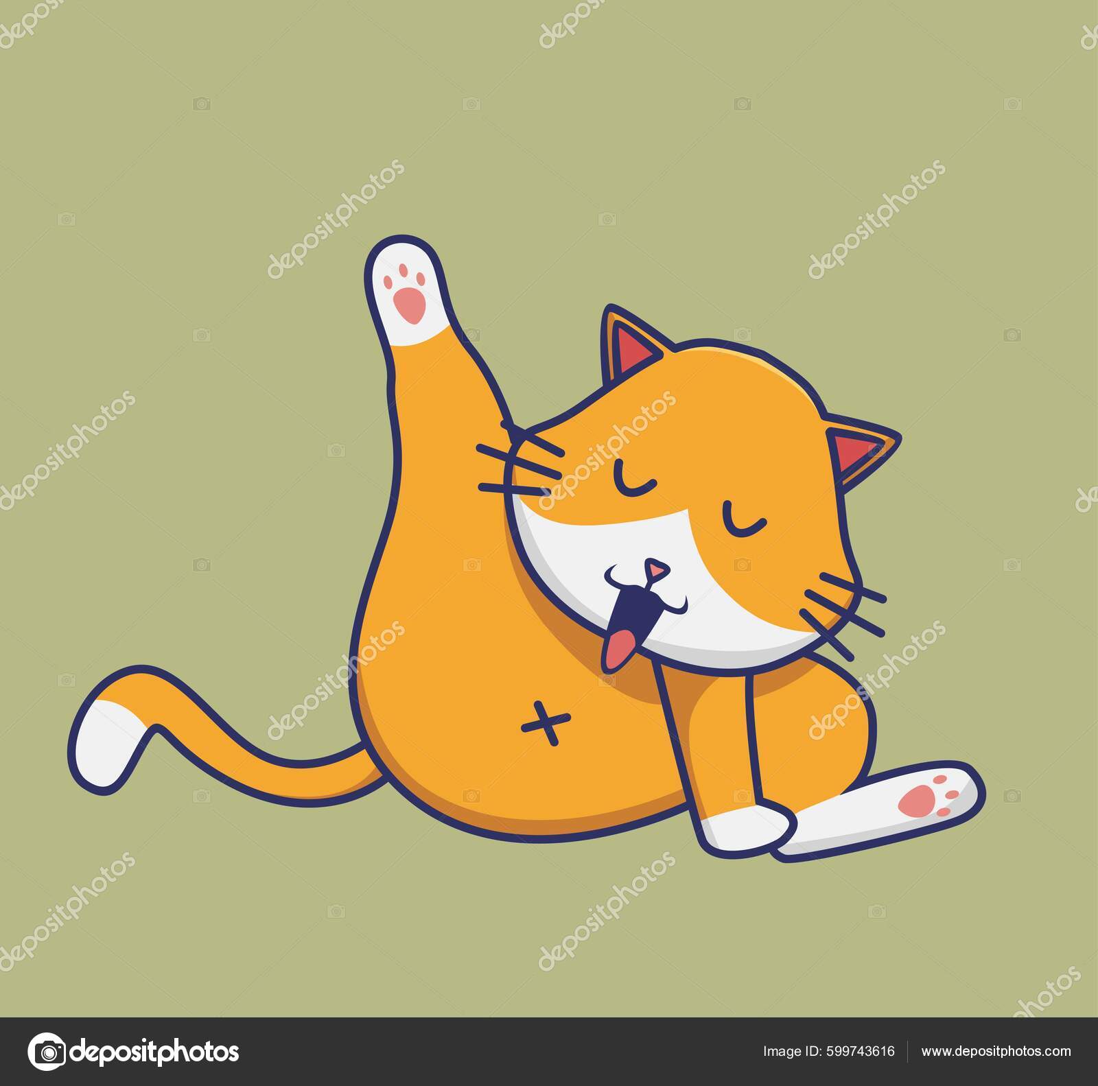 Premium Vector  Cat icon logo vector