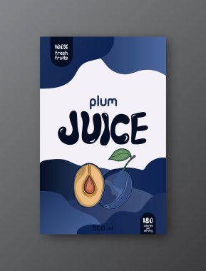 Erik suyu etiketi soyut modern vektör paketleme düzeni izole edilmiş