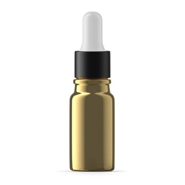 10 ml Altın Cam Şişe. İzole edilmiş