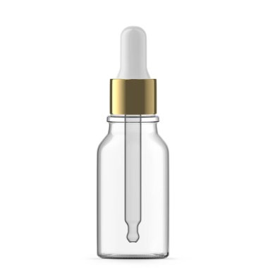 Pipette 'li 15 ml. Boş Cam Damlası. İzole edilmiş