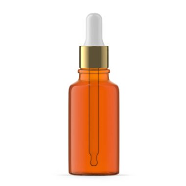 30 ml 1 ons kehribar cam düşürücü şişe