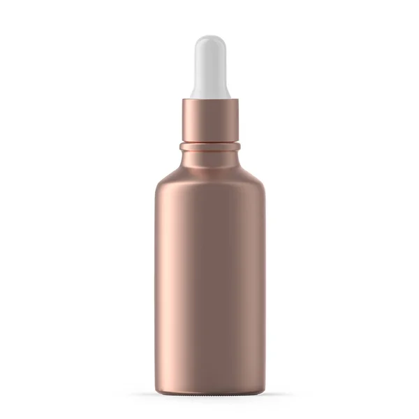 50Ml Rose Gouden Glazen Druppelflesje — Stockfoto