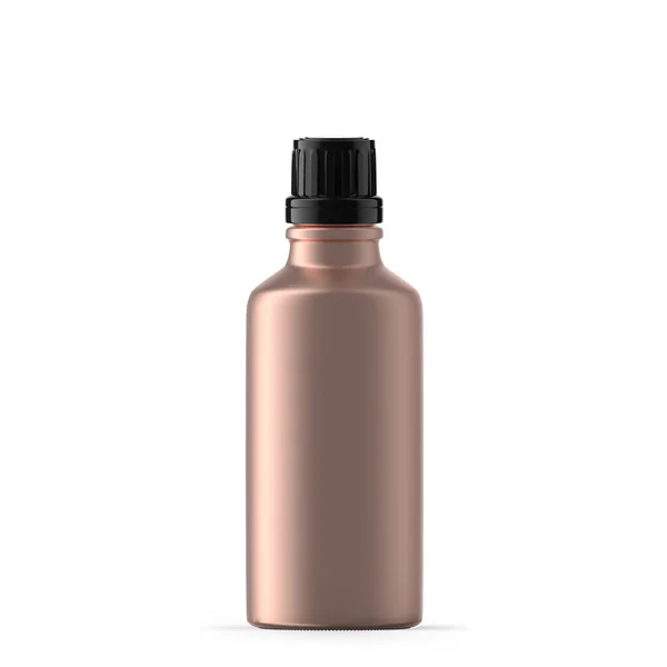 50Ml Rose Gold Glass Essential Oil Bottle — Stock Photo, Image