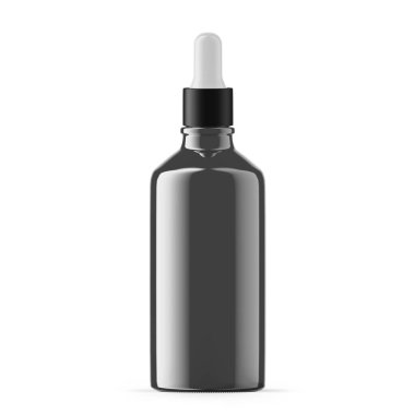 100 ml 3 ons gümüş şişe. İzole edilmiş