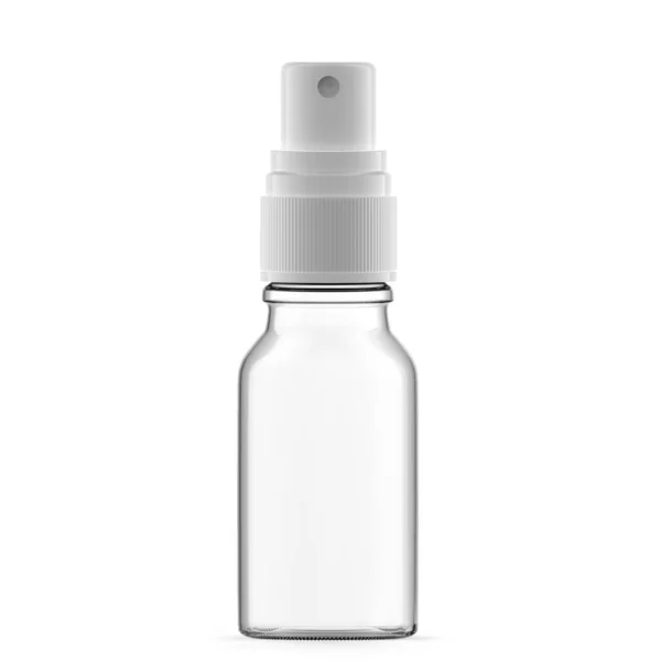 15Ml Clear Glass Mist Spray Bottle Isolated — Stockfoto
