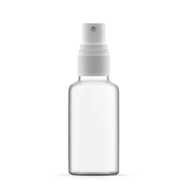Botella Nebulización Vidrio Transparente Aislado —  Fotos de Stock