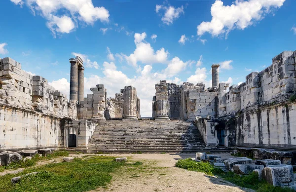 Wide Angle Photo Temple Apollo Didyma Ancient City Historical Tourism — Stockfoto
