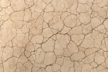 Close of a photo of seamless cracked soil. Concept of drought and climate change.