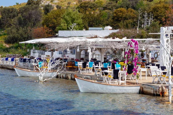 Κοντινό Πλάνο Του Κάστρου Τύμπανο Όταν Στο Ηλιοβασίλεμα Bodrum Mugla — Φωτογραφία Αρχείου