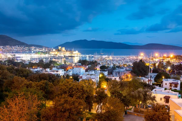 Wide Angle Photo Bodrum City Center — 스톡 사진