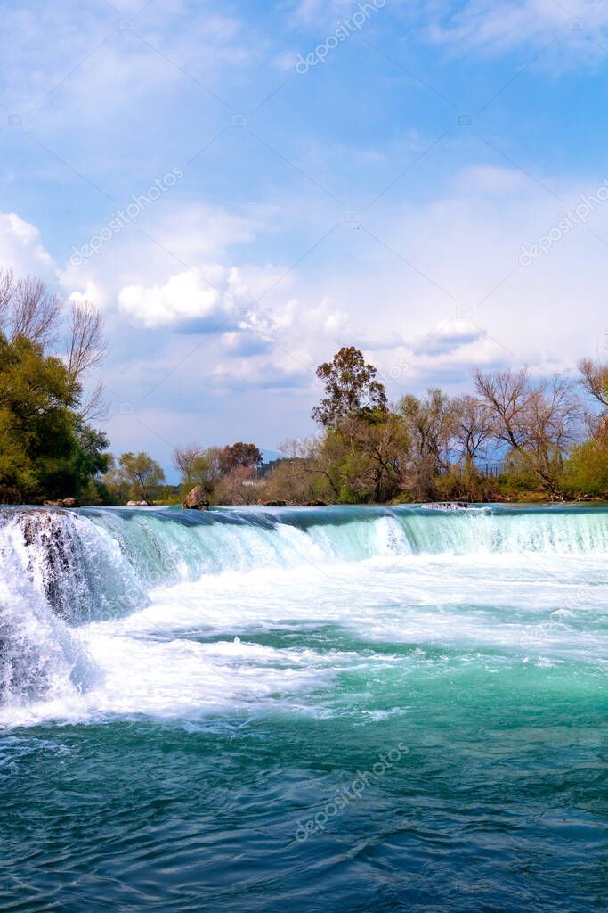 Waterfalls in Manavgat, Antalya, Turkey.