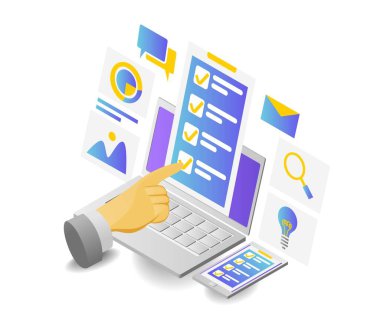  business, marketing. hand using  laptop computer 