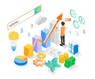 Mali Çözümün vektör illüstrasyonu