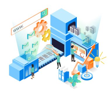 SEO Analizi 'nin vektör çizimi