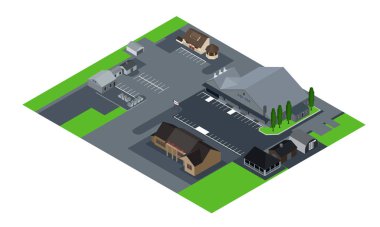 Müze binalarının resimli haritası 