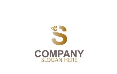 Letter S Golden Logo Design