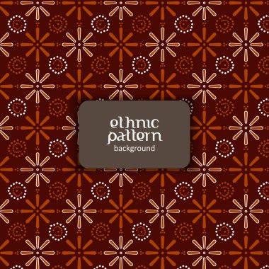Flower Pattern. Indonesian Batik ethnic pattern design for background