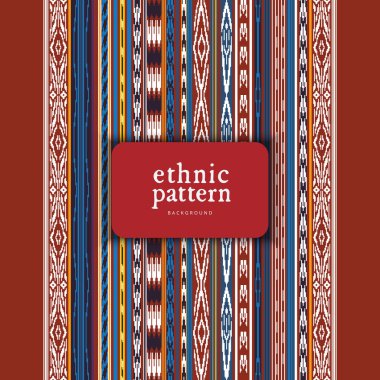 Bataknese Pattern. Indonesian Tenun ethnic pattern design for background