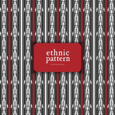 Bataknese Pattern. Indonesian Tenun ethnic pattern design for background