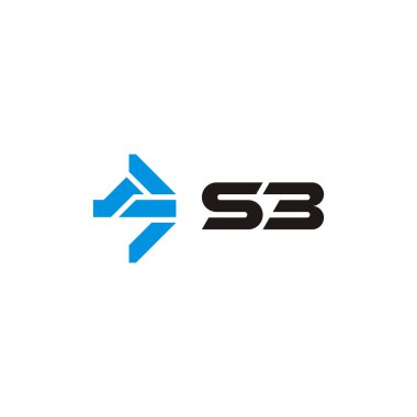 S3 initial letter logo, SB initial letter logo, technology logo, automotive logo