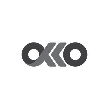 Ok okko o logo vector decorative modern business design