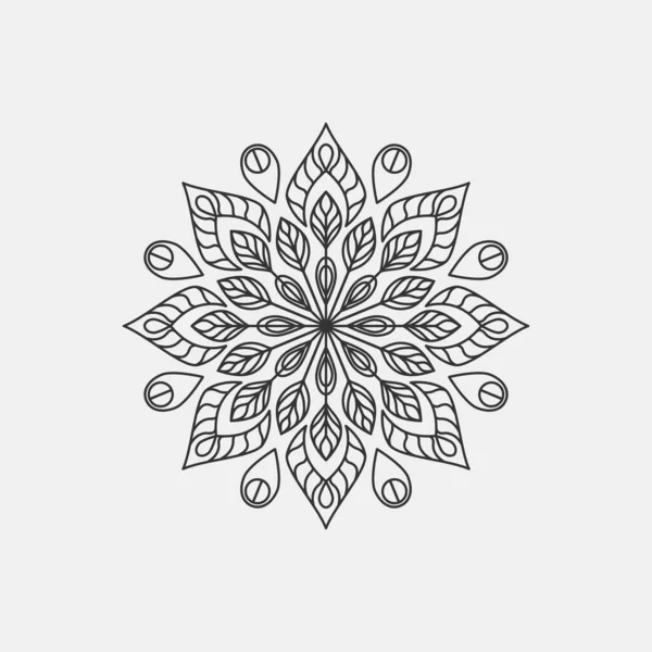 Golden Mandala Background Islamic East Style