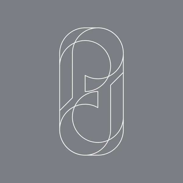 Letter P and D logo concept for architecture business