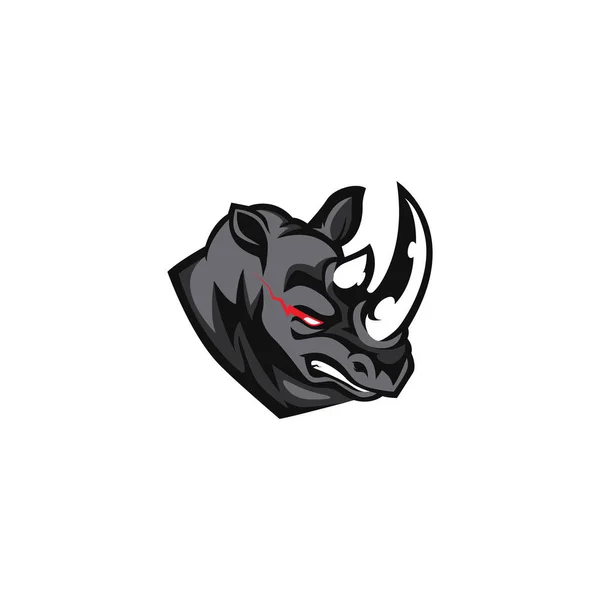 Angry rhino logo for esport company