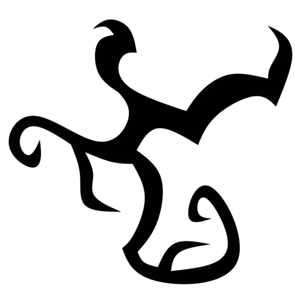 Illustrazione Vettoriale Radice Halloween Radice Logo Icona Simbolo Halloween Design — Vettoriale Stock