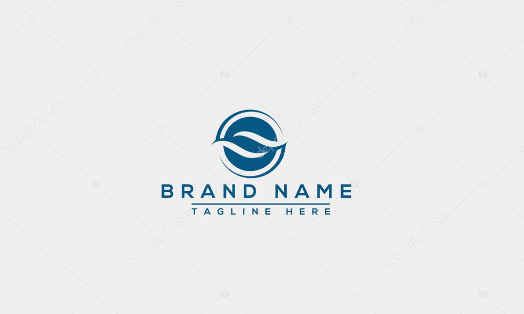 Logo design letter S. Elegant modern. Vector template.