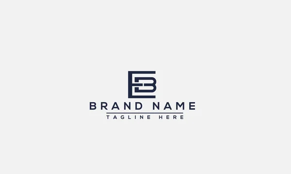 stock vector Logo design letter EB logo . Elegant modern. Vector template.