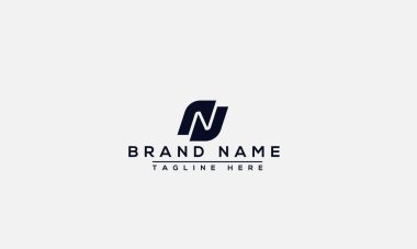 Logo design letter N logo . Elegant modern. Vector template.