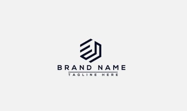 Logo design letter ES logo . Elegant modern. Vector template.