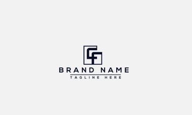 Logo design letter CF logo . Elegant modern. Vector template.