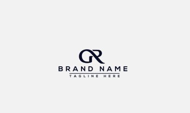 Logo design letter GR logo . Elegant modern. Vector template.