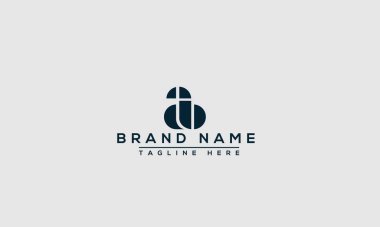 Logo design letter AB logo. Elegant modern. Vector template