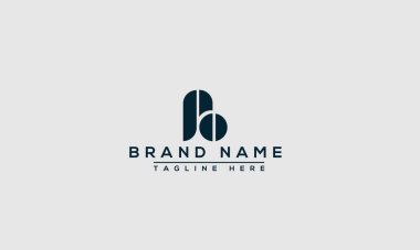 Logo design letter AB logo. Elegant modern. Vector template