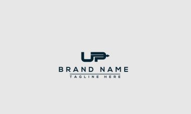 Logo design letter UP logo. Elegant modern. Vector template