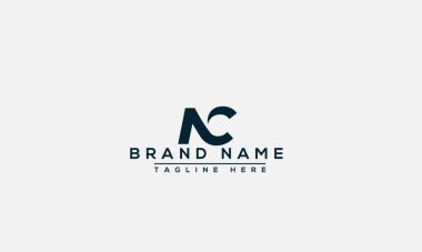 Logo design letter NC logo . Elegant modern. Vector template.