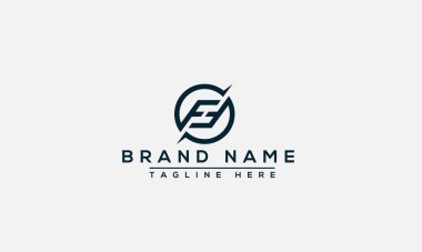 Logo design letter FF logo . Elegant modern. Vector template.