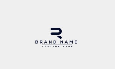 R Logo Design Template Vector Graphic Branding Element.