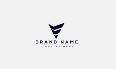 V Logo Design Template Vector Graphic Branding Element.