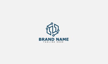 N Logo Design Template Vector Graphic Branding Element