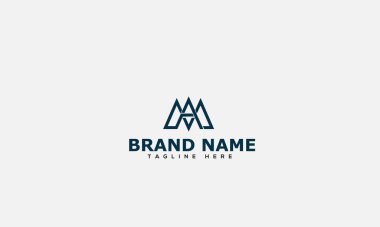 MA Logo Design Template Vector Graphic Branding Element.