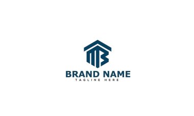 MB Logo Design Template Vector Graphic Branding Element.