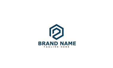 P Logo Design Template Vector Graphic Branding Element.