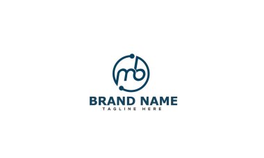 MB Logo Design Template Vector Graphic Branding Element.