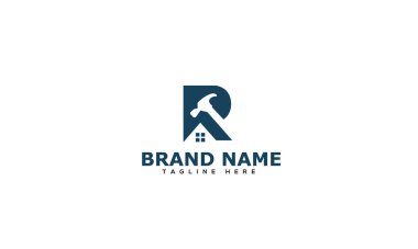 R Logo Design Template Vector Graphic Branding Element.