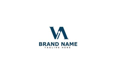 VA Logo Design Template Vector Graphic Branding Element.