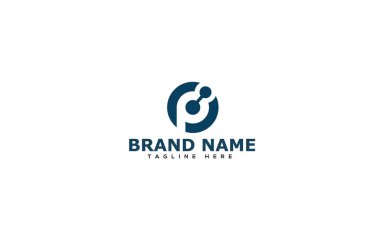 P Logo Design Template Vector Graphic Branding Element.